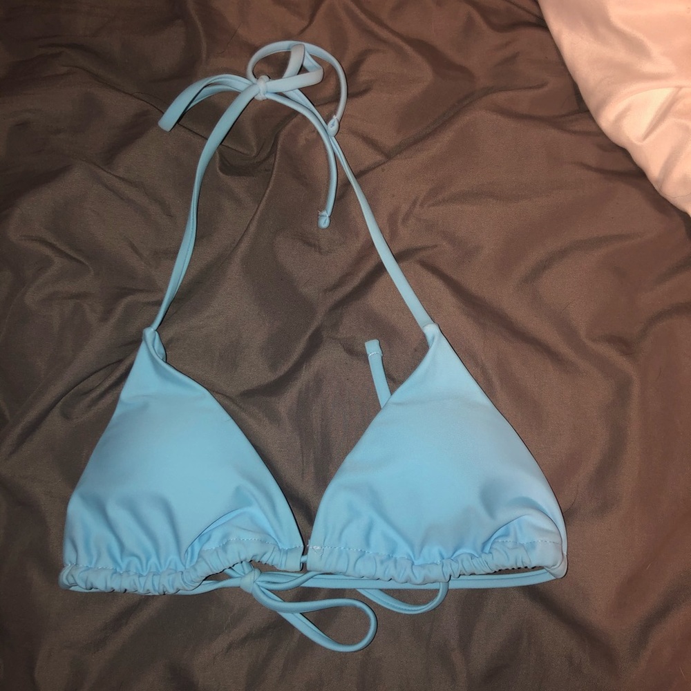 Light Blue bikini top(small- ROMWE)